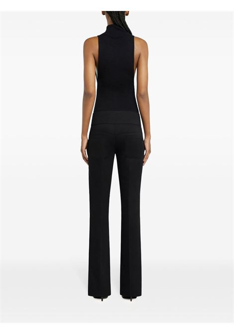 top mockneck donna nero COURRÈGES | 125MTO384FI00499999