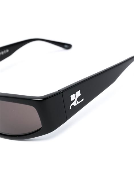 tech sunglasses woman black COURRÈGES | 322ALU001AC00069999