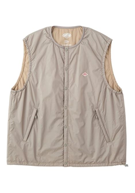 insulation collarless vest uomo taupe DANTON | DT-A0635TAUPE