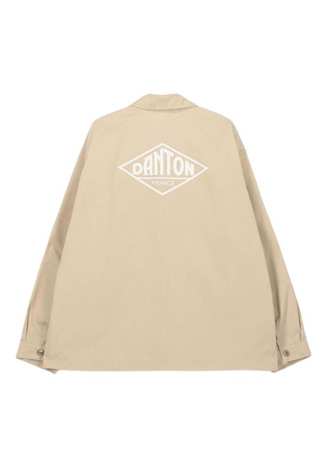 back logo coveralls unisex light beige DANTON | DT-A0661LT.BEIGE