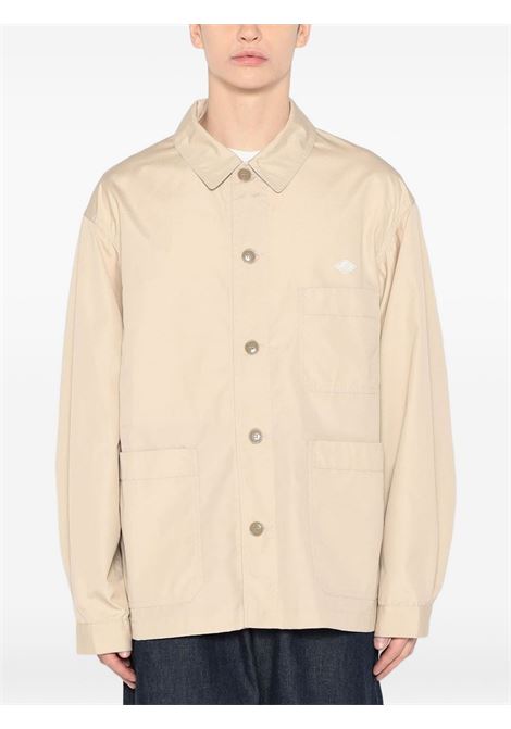 back logo coveralls unisex light beige DANTON | DT-A0661LT.BEIGE