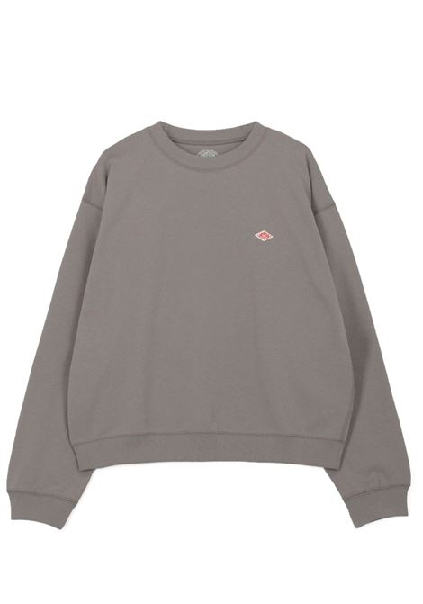 long sleeve sweat t-shirt woman grey DANTON | DT-C0203GREIGE