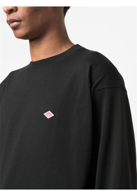 sweat t-shirt man black DANTON | DT-C0204BLACK