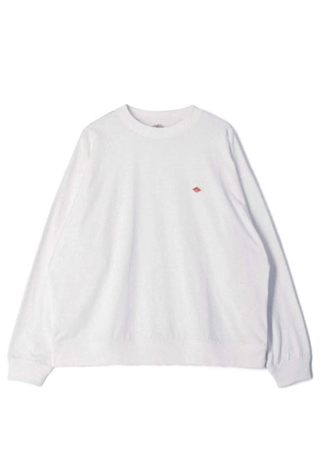 sweat t-shirt man white DANTON | DT-C0204WHITE
