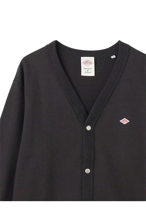 cardigan terry v-neck uomo antracite DANTON | DT-C0406CHARCOAL