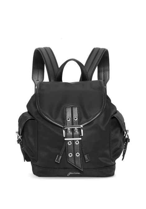 small bucky backpack woman black GANNI | A6528099