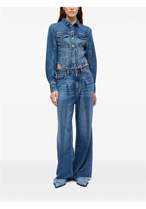 jeans plated donna blu GANNI | J1706567