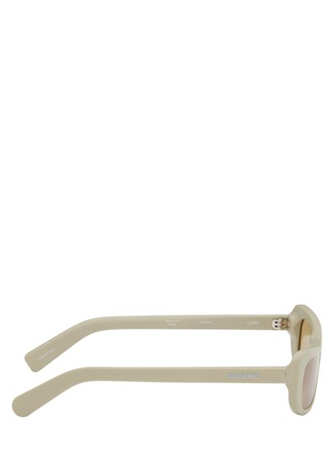 occhiali da sole les lunettes capri unisex beige JACQUEMUS | 246AC698-5040159