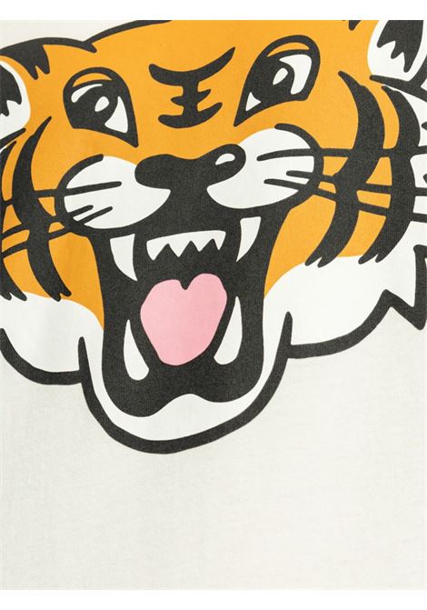 t-shirt happy tiger bianca KENZO | FF55TS5334SG02