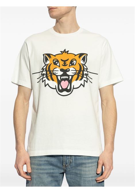 t-shirt happy tiger bianca KENZO | FF55TS5334SG02