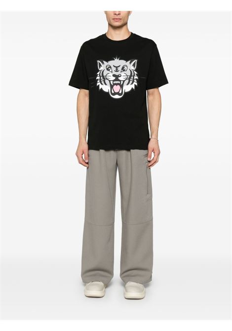 t-shirt happy tiger nera KENZO | FF55TS5334SG99J
