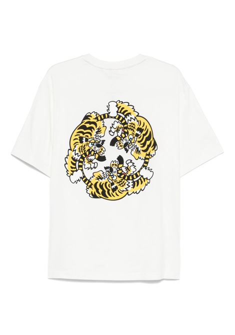 t-shirt paris uomo bianca KENZO | FF58TS4814SG02