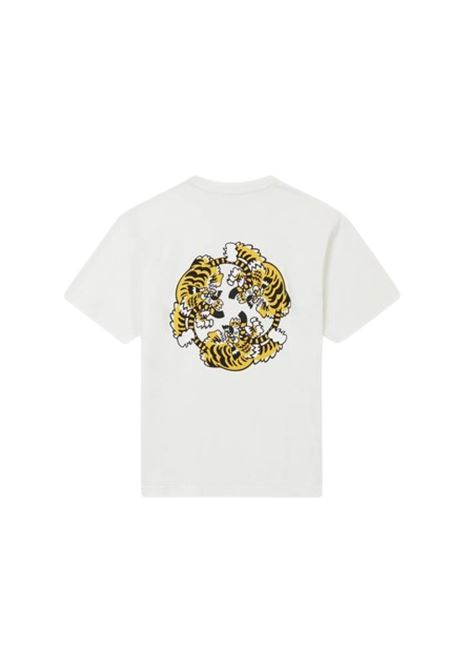 t-shirt paris uomo bianca KENZO | FF58TS4814SG02