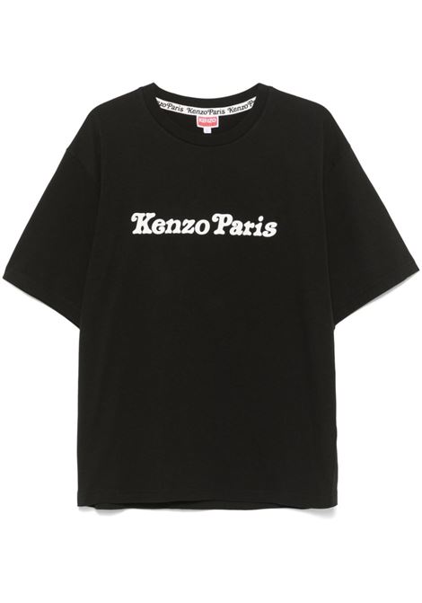 t-shirt paris uomo nera KENZO | FF58TS4814SG99J