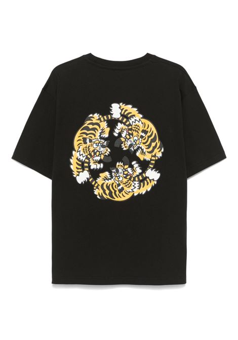 t-shirt paris uomo nera KENZO | FF58TS4814SG99J