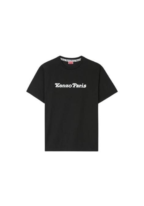 t-shirt paris uomo nera KENZO | FF58TS4814SG99J