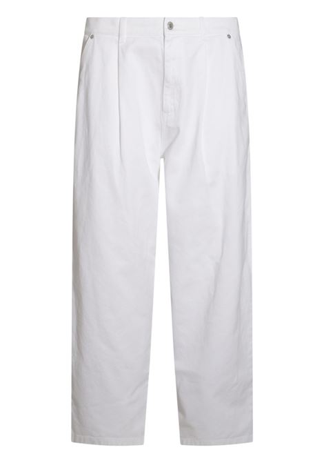 jeans oversize man white MOSCHINO | 251ZZ033302270001