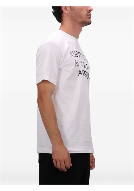 message print t-shirt man white MOSCHINO | 251ZZ071602411001