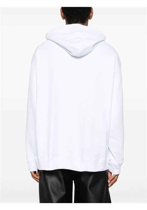 message print sweatshirt man white MOSCHINO | 251ZZ170702281001
