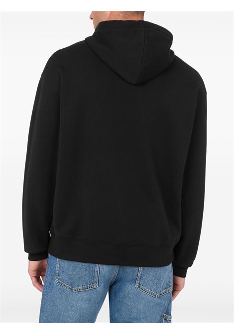ehhs print sweatshirt man black MOSCHINO | 251ZZ170802281555