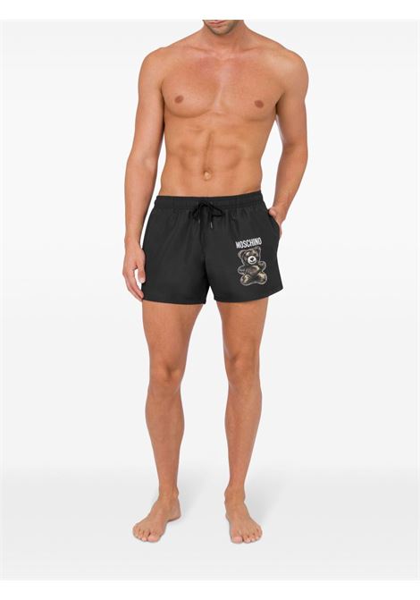 boxer mare teddy bear uomo nero MOSCHINO | 251ZZ420402741555