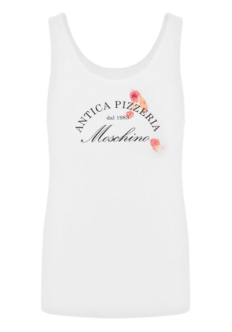 canotta italian inspiration uomo bianca MOSCHINO | 251ZZ890702451001