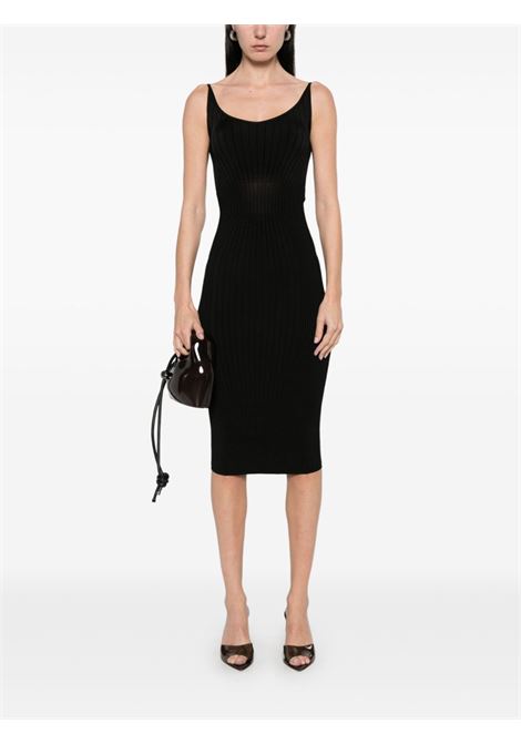 midi dress black womn MUGLER | 25P2RO162911281999