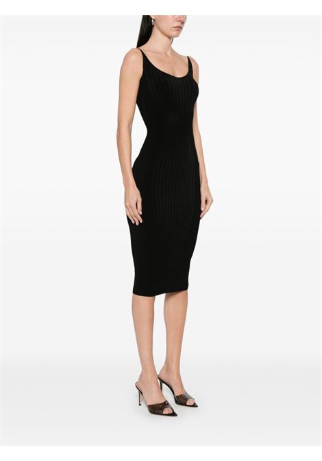 midi dress black womn MUGLER | 25P2RO162911281999