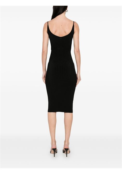 midi dress black womn MUGLER | 25P2RO162911281999