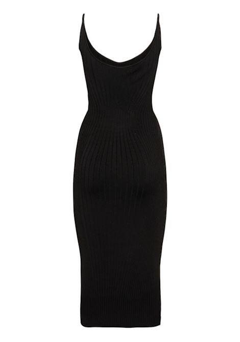 midi dress black womn MUGLER | 25P2RO162911281999