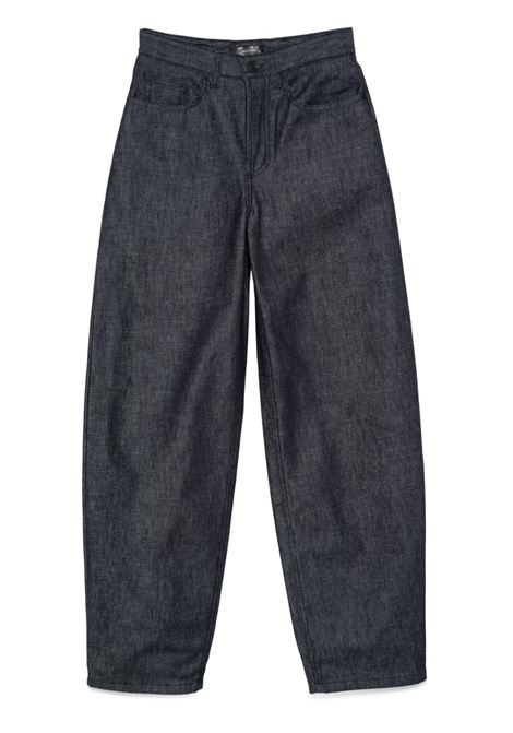 barrel leg jeans woman blue MUGLER | 25P6PA04872014RD600
