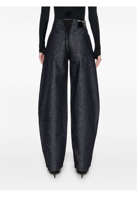 barrel leg jeans woman blue MUGLER | 25P6PA04872014RD600