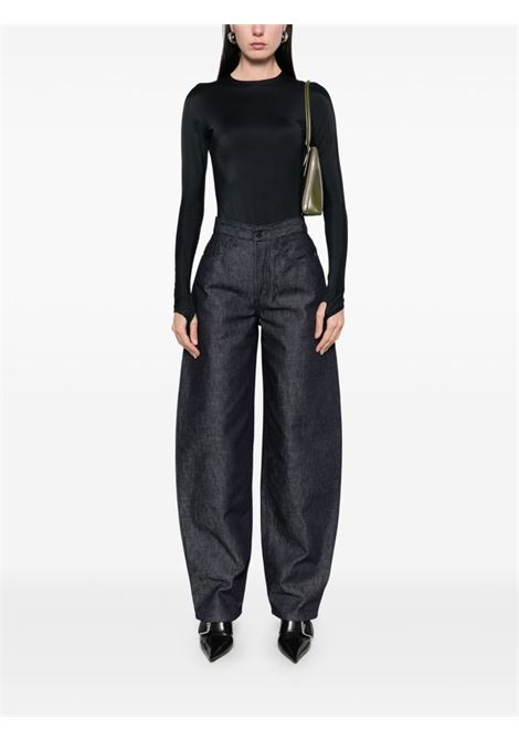 barrel leg jeans woman blue MUGLER | 25P6PA04872014RD600
