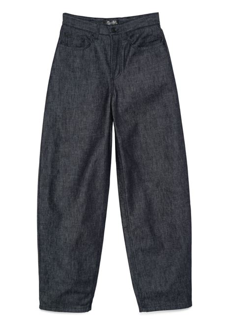 barrel leg jeans woman blue MUGLER | 25P6PA04872014RD600