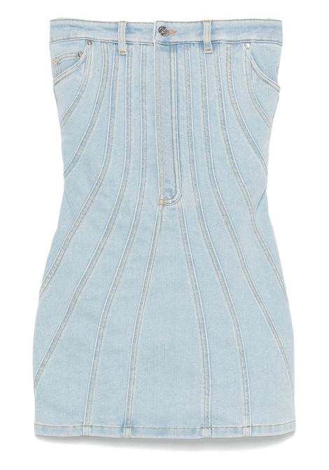 denim mini dress donna MUGLER | 25P6RO16162426048