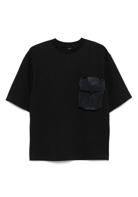 t-shirt nera reverse pocket uomo nera OAKLEY | FOA40683402E