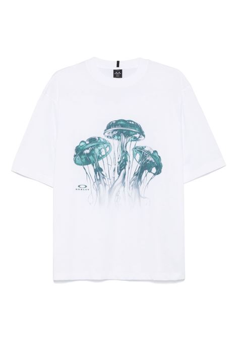 t-shirt jellyfish uomo nera OAKLEY | FOA406854100