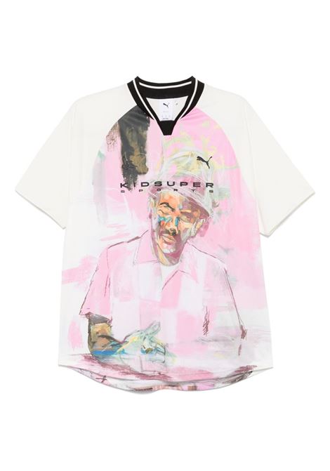 printed jersey tee man white PUMA | 62951276