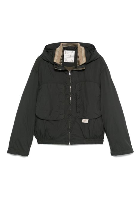 purs padded nylon hoodie jacket man charcoal gray RANRA | AMSS25OW01566C922