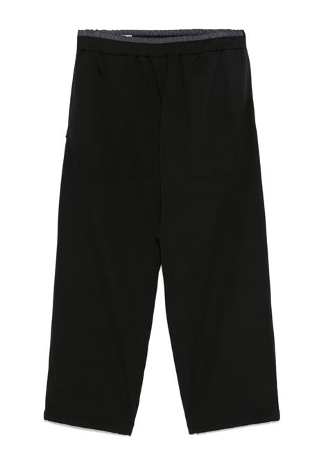 way soft cotton track pant man black RANRA | AMSS25TP01507C900