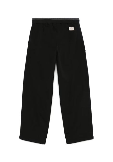 way soft cotton track pant uomo neri RANRA | AMSS25TP01507C900