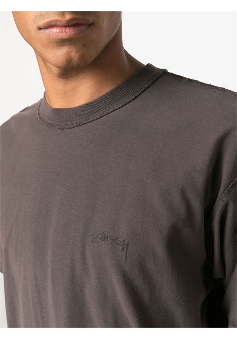lazzy tee uomo nero sbiadito STÜSSY | 11402830090