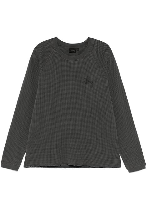 basic stussy thermal man washed black STÜSSY | 11403560034
