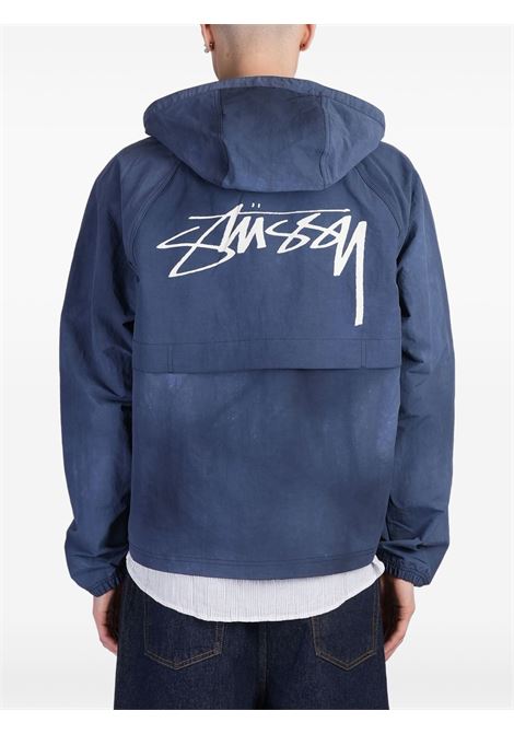 beach shell wave dye man navy STÜSSY | 1157450806