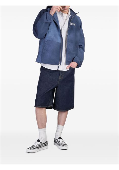 beach shell wave dye man navy STÜSSY | 1157450806