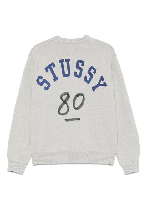 handwritten sweater uomo grigia STÜSSY | 117263915