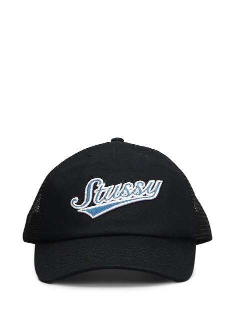 low profile trucker athletic cap uomo nero STÜSSY | 13111650001