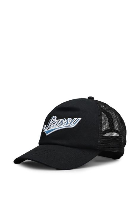 low profile trucker athletic cap uomo nero STÜSSY | 13111650001