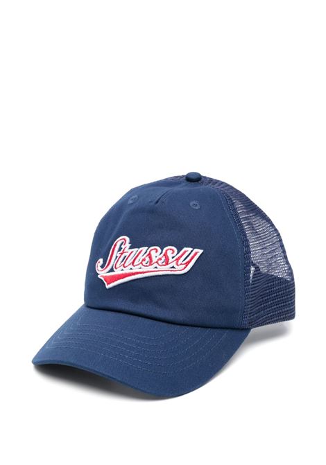 low profile trucker athletic cap uomo navy STÜSSY | 13111650970