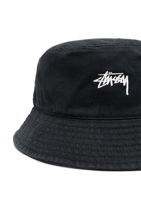 bucket hat stock man black STÜSSY | 13212210001
